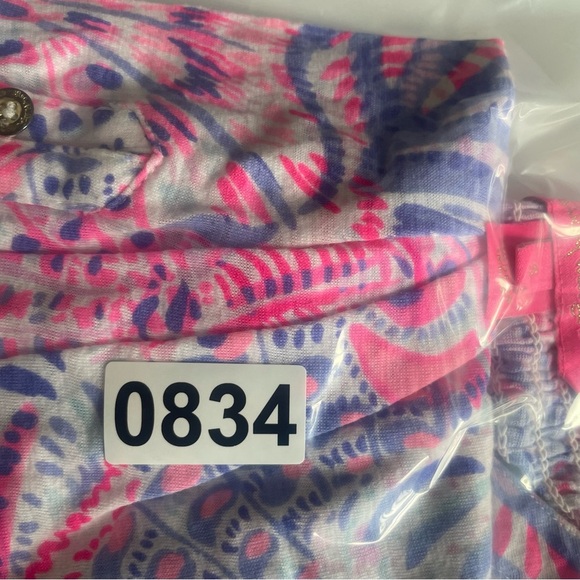 Lilly Pulitzer Essie pink print tank top 20834 - Picture 11 of 11